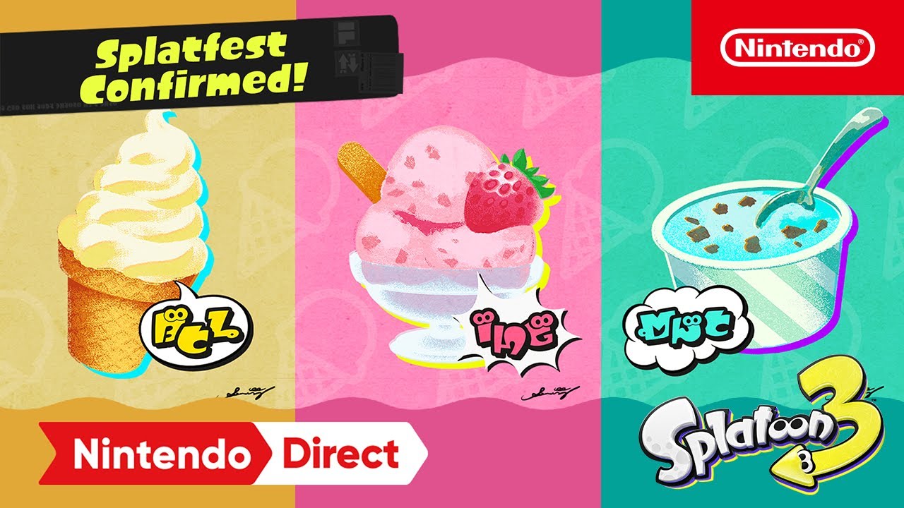 Splatoon 3, svelato un nuovo Splatfest a tema gelato