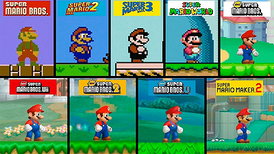 Super Mario Bros. Wonder: un video mostra l’evoluzione grafica dei giochi 2D di Mario