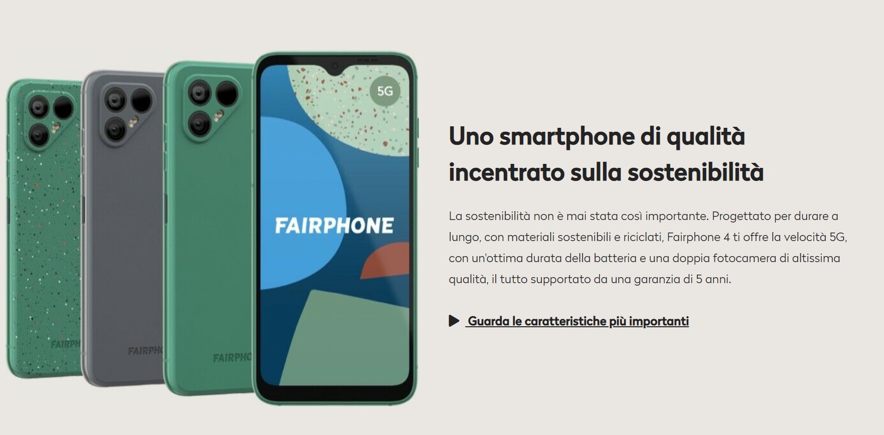 Il Fairphone 4 è uno smartphone pensato per chi ama privacy, ambiente e sostenibilità