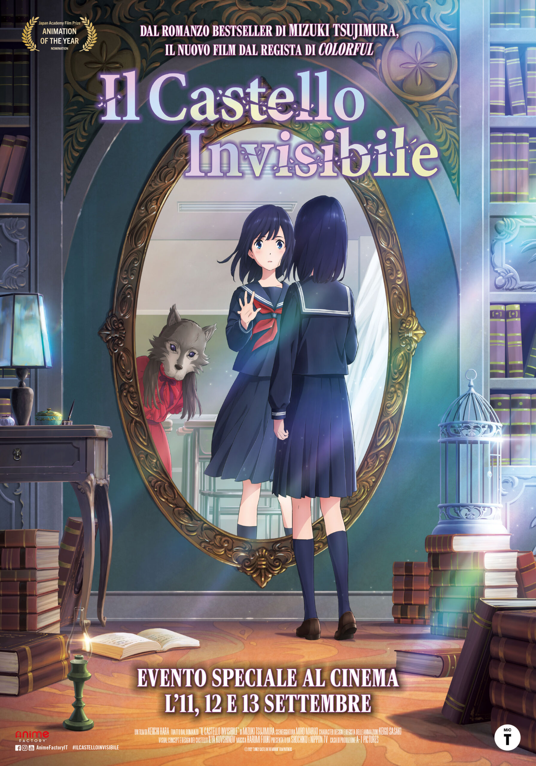 Il castello invisibile: clip in esclusiva per il film Anime Factory 
