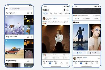 Facebook rivoluziona l’interfaccia video: priorità ai Reels