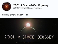 Sarà possibile guardare “2001: Odissea nello Spazio” su Mastodon, un frame alla volta