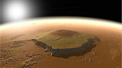 Olympus Mons: un’antica isola vulcanica marziana nell’oceano scomparso