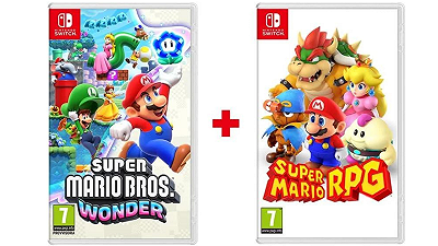 Offerte Amazon Prime Day: preordine di Super Mario Bros. Wonder + Super Mario RPG in sconto