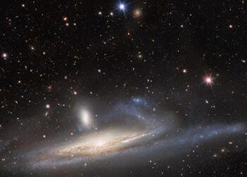 Galassie in fusione: nuova osservazione dal telescopio Victor Manuel Blanco in Cile