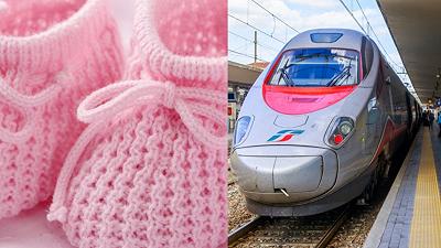 Parto in treno: Anna nasce sul Frecciabianca Roma-Torino