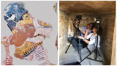 Antico Egitto: l’imaging chimico rivela dettagli delle pitture