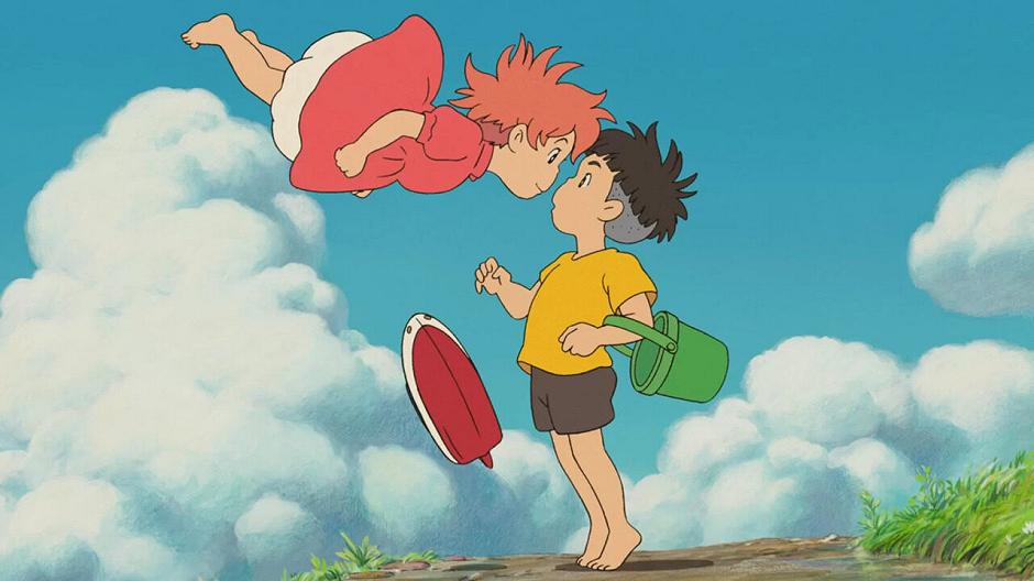 Ponyo sulla scogliera o il mare per Miyazaki