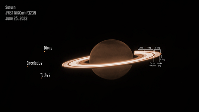 La NASA rilascia una splendida fotografia a colori di Saturno