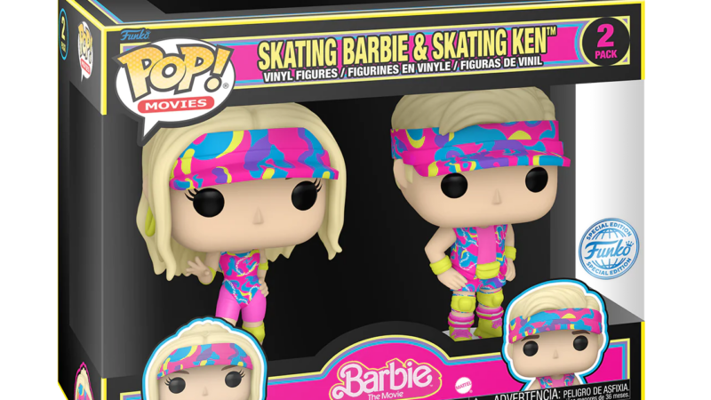 Barbie: ecco il Funko POP! con Ken e Barbie sui pattini
