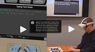 La tastiera del futuro è in realtà virtuale? Il video di Zuckerberg è notevole