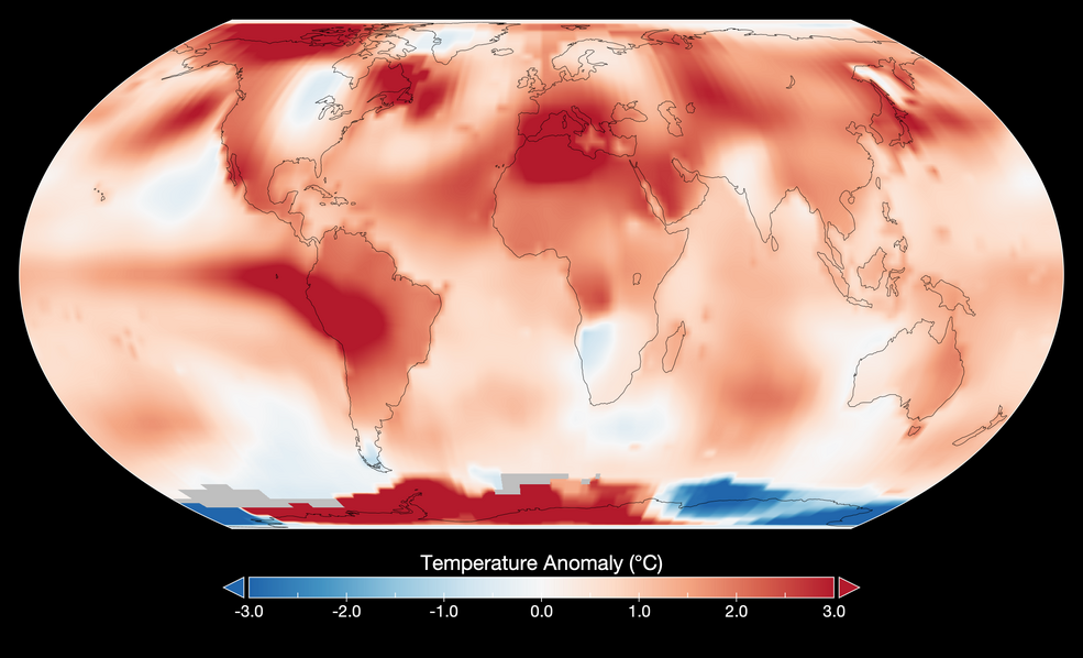 Luglio è stato il mese più caldo mai registrato nella Storia, arriva l’ufficialità della NASA