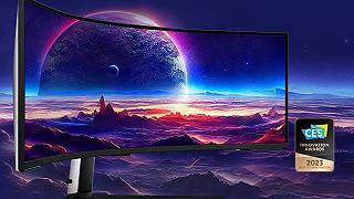 Il Samsung Odyssey Neo G9 G95NC è un colossale monitor da gaming da 57″ pollici