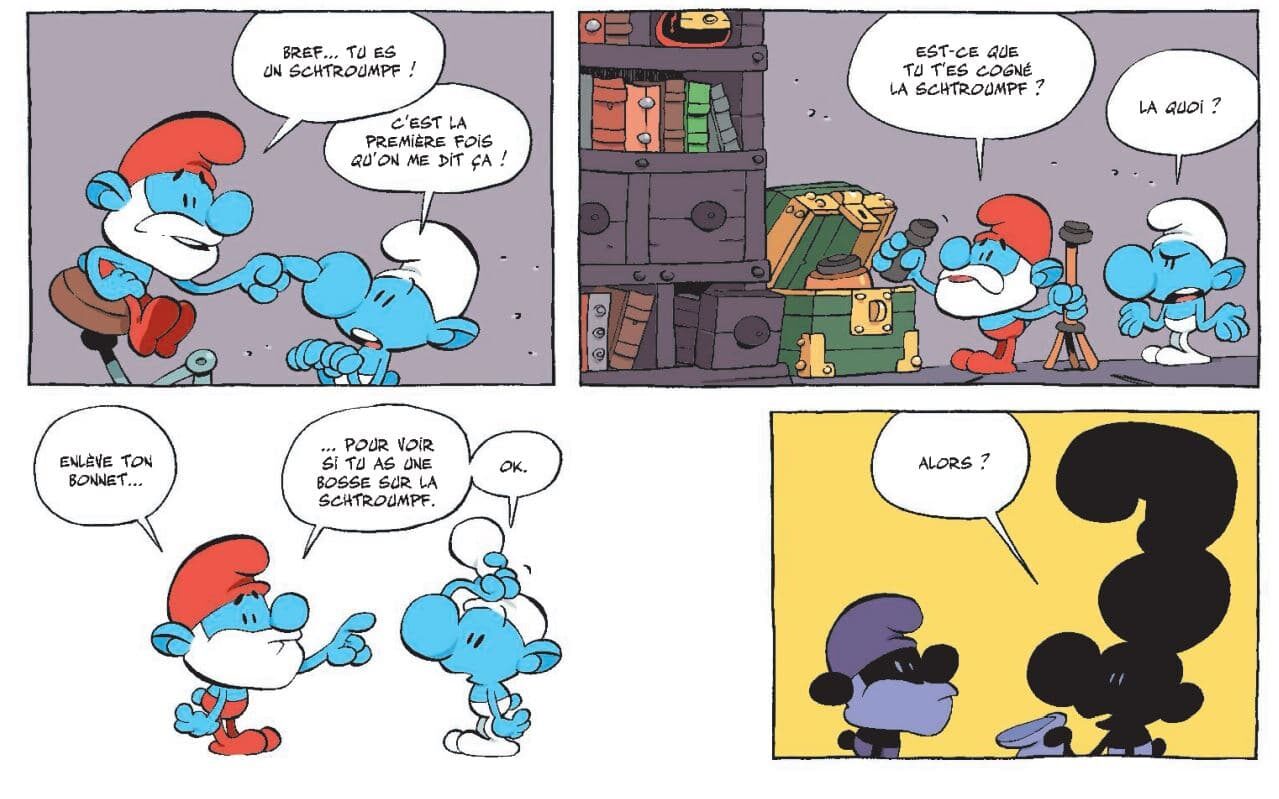 I Puffi hanno cambiato stile nei fumetti per la prima volta