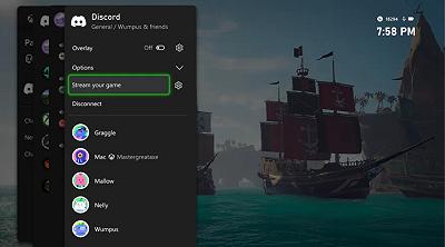 Xbox e Discord sempre più integrati: arriva la condivisione in streaming delle partite