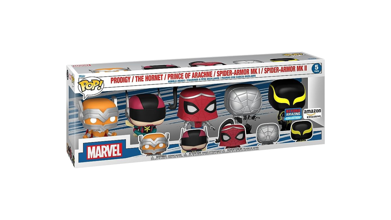 Funko POP Marvel: Year of the Spider set 5 personaggi in sconto con l’offerta Amazon