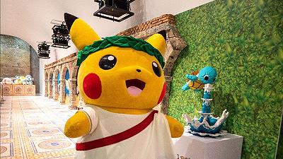Pokémon: Pikachu indossa la toga per l’inaugurazione dello store romano