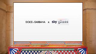 Sky presenta un nuovo modello di Sky Glass griffato Dolce&Gabbana