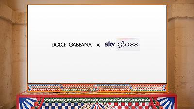 Sky presenta un nuovo modello di Sky Glass griffato Dolce&Gabbana