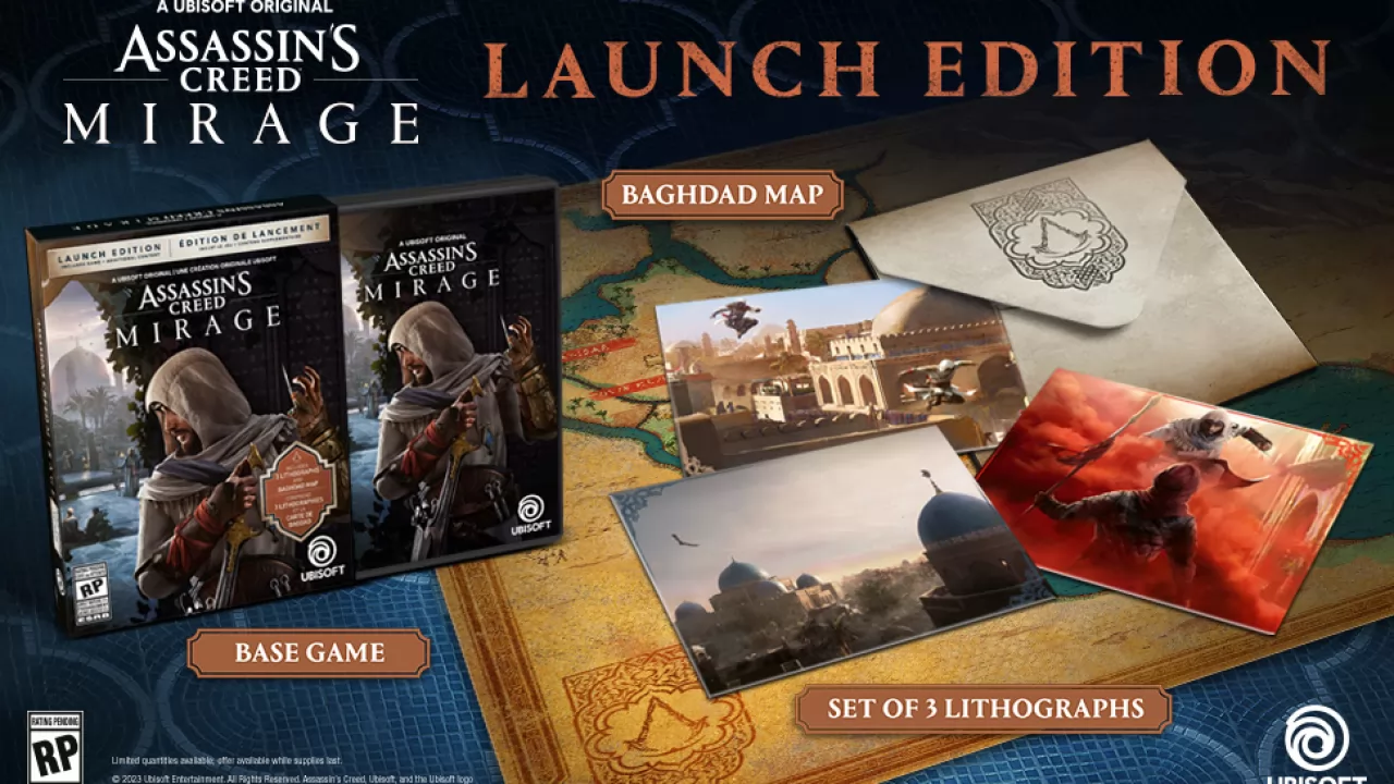 Assassin's Creed Mirage Launch Edition per PS5 e Xbox disponibile