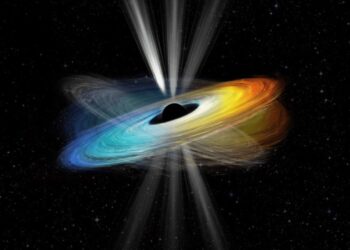 Galassia M87: getto oscillante conferma la rotazione del buco nero supermassiccio centrale