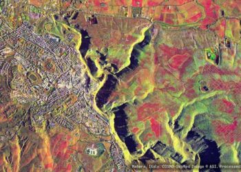 MapItaly: la mappa radar dell'Italia realizzata grazie ai satelliti Cosmo-SkyMed