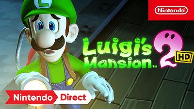 Luigi’s Mansion 2 HD: il trailer del titolo dal Nintendo Direct