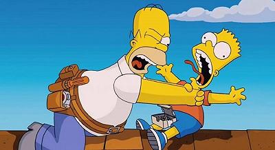 I Simpson: il co-creatore dichiara che Homer continuerà a strangolare Bart