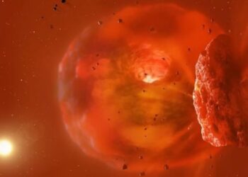 Collisione planetaria: la scoperta riguarda due esopianeti ghiacciati al di fuori del Sistema Solare