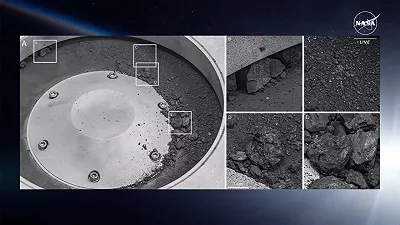 Il campione dell’asteroide Bennu contiene carbonio e acqua, la NASA conferma