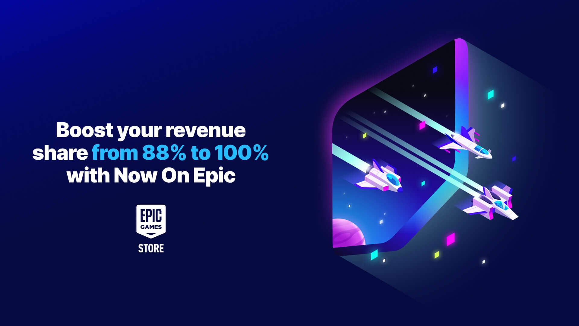 Epic Games Store lancia Now on Epic che garantisce agli sviluppatori fino al 100% dei guadagni