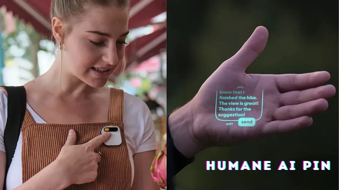 Humane AI Pin: disponibile lo smartphone del futuro senza schermo ma con il proiettore laser
