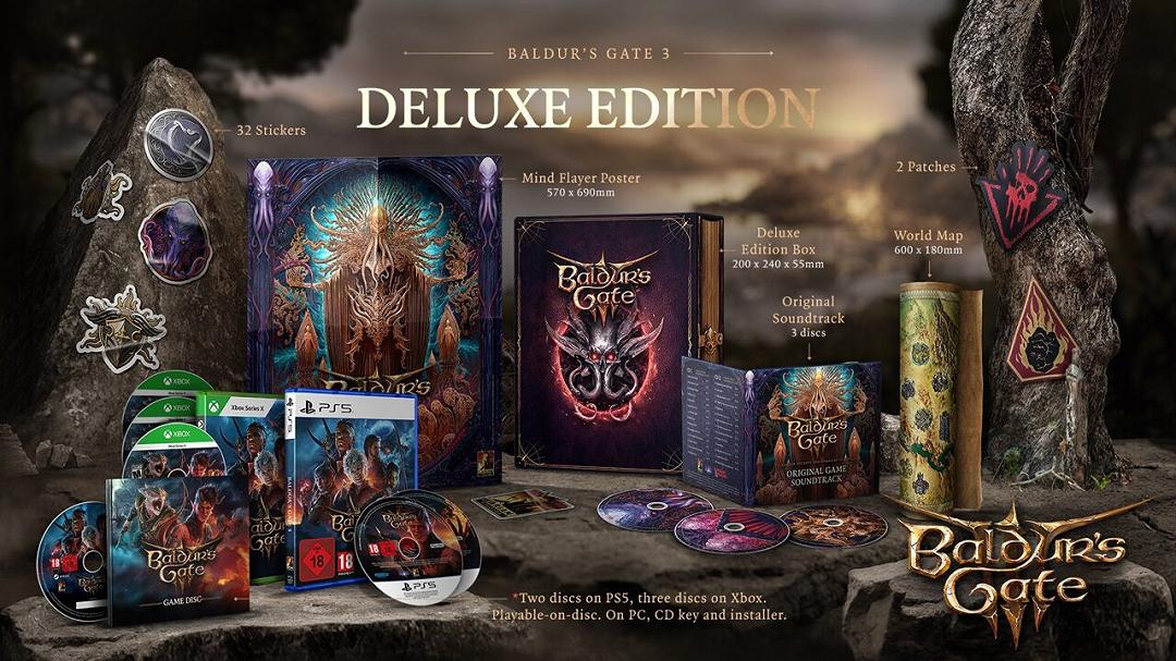 Baldur’s Gate 3: arriva la Deluxe Edition fisica per PS5, PC e Xbox Series X|S