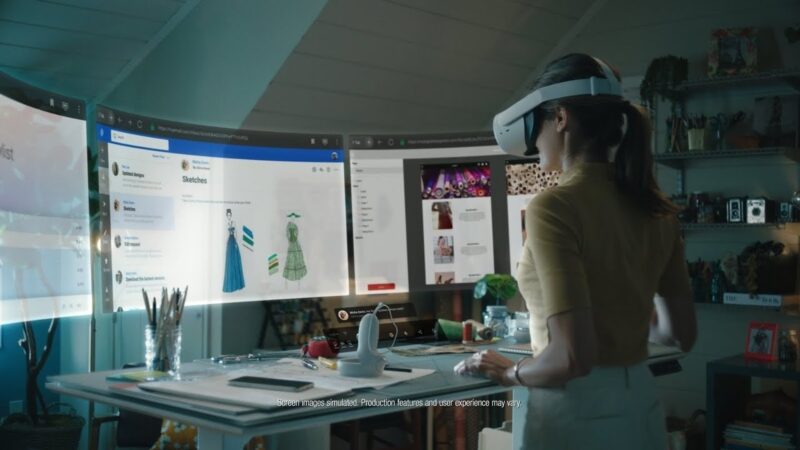 I possessori del visore Meta Quest adesso possono usare Word, Excel e Power Point in modalità VR