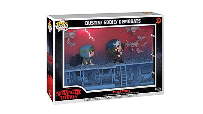 Funko Pop! Moments Deluxe: Stranger Things – Dustin, Eddie And The Demobats in super sconto su Amazon