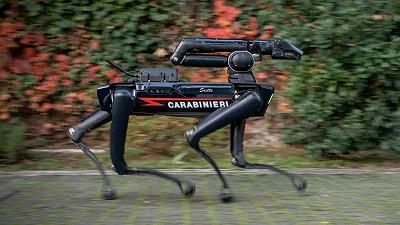 Saetta: il primo cane robot dell’Arma dei Carabinieri
