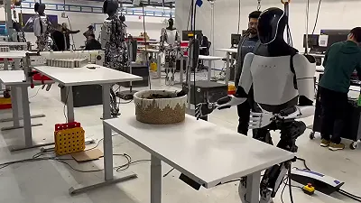 Musk pubblica un video in cui il robot Optimus piega una maglietta. Ma non è come sembra