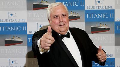 Titanic II: parte ufficialmente il sogno di Clive Palmer