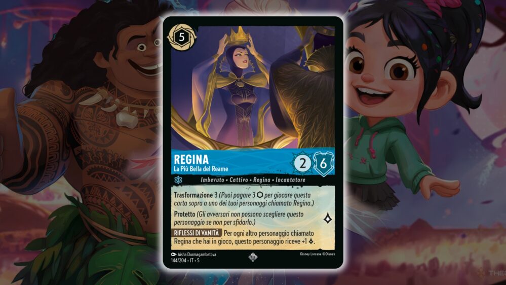 lorcana 5 carta 1 regina