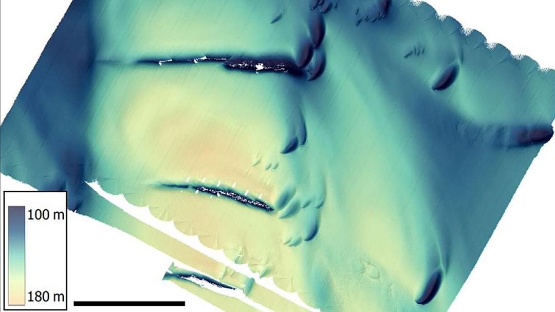 Ghiacciaio in Antartide, drone sottomarino individua strane forme sotto il lato nascosto