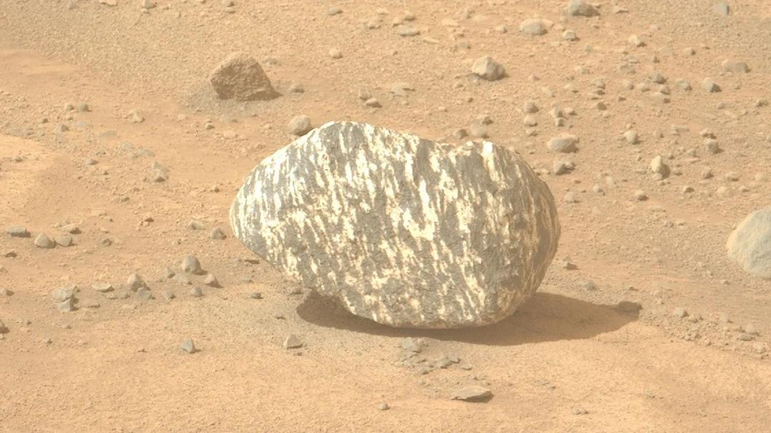 Il rover Perseverance della NASA ha scoperto una roccia a strisce su Marte