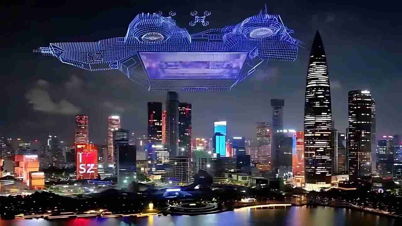 Shenzen: il cielo illuminato dalle coreografie di 10mila droni