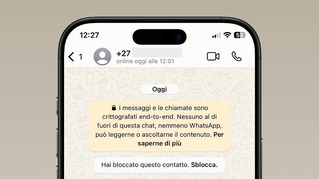 Messaggi WhatsApp dal prefisso +27: come evitare la truffa