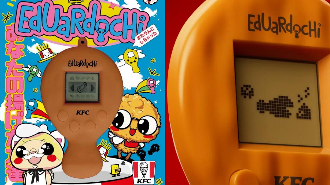 KFC lancia Eduardochi: il Tamagotchi ispirato a un cosciotto di pollo