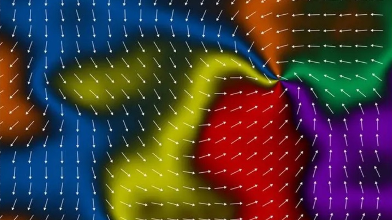 mappatura di una coppia di vortici altermagnetici