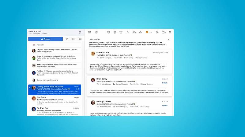 Con il prossimo aggiornamento, l'app Mail per MacOS otterrà nuove funzioni basate su AI