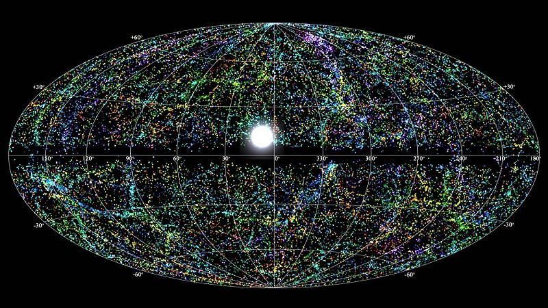 illustrazione di lampi radio veloci