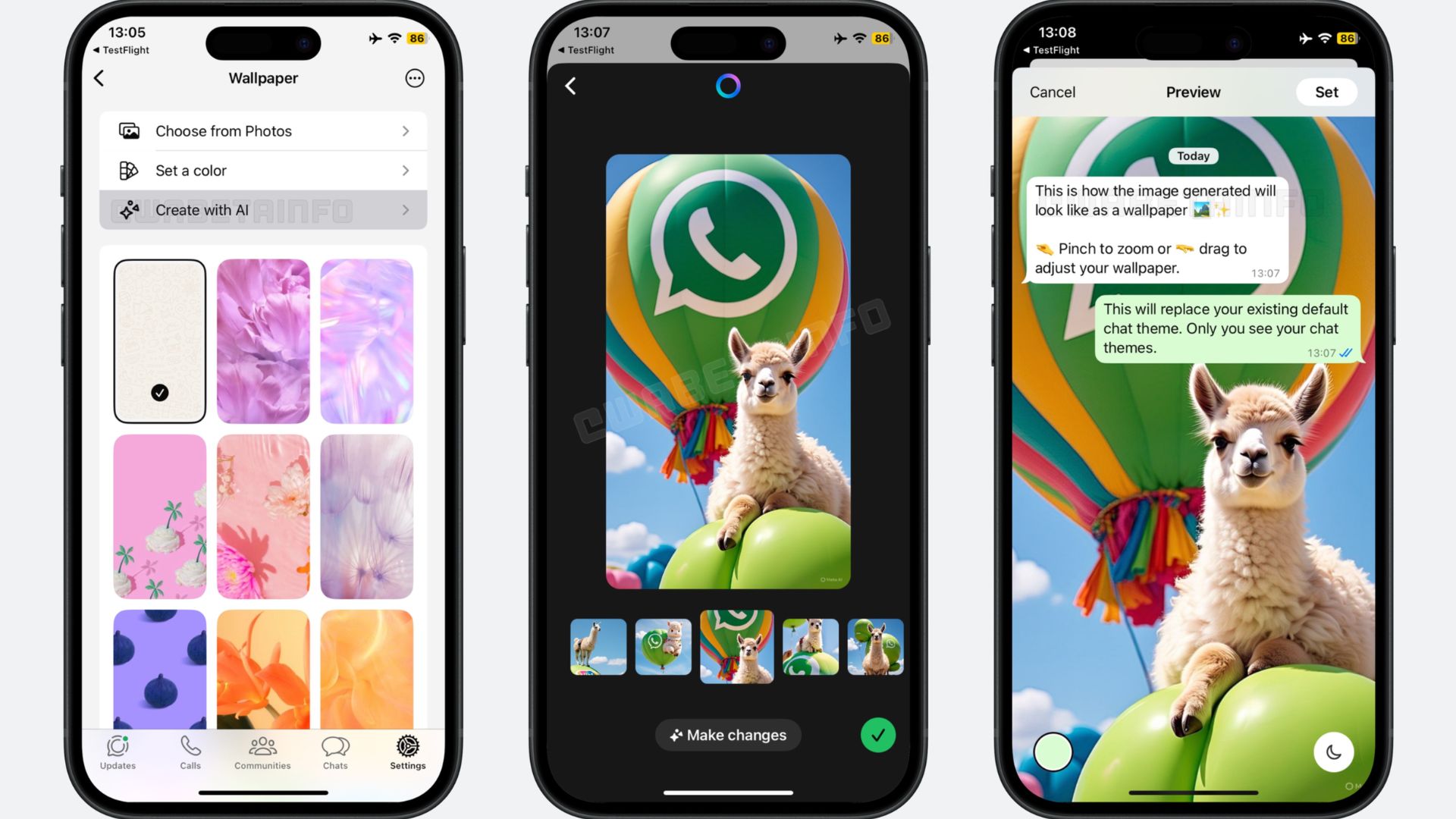 WhatsApp introduce sfondi chat generati dall’IA: la nuova frontiera della personalizzazione