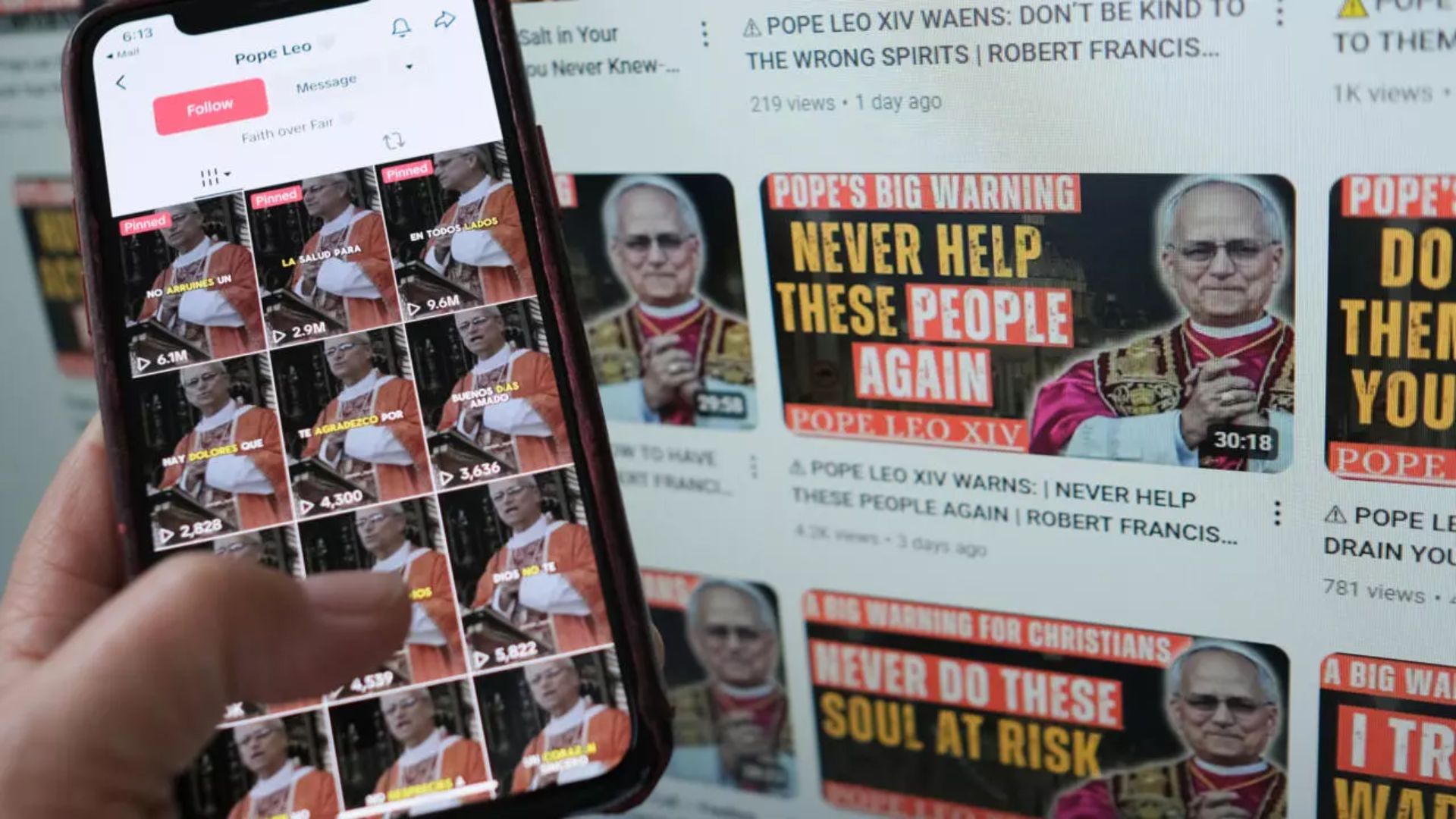 Anche Papa Leone vittima dell’AI: su TikTok spopolano omelie deepfake