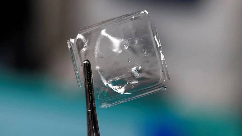 sviluppata plastica che si dissolve nell'acqua di mare in poche ore